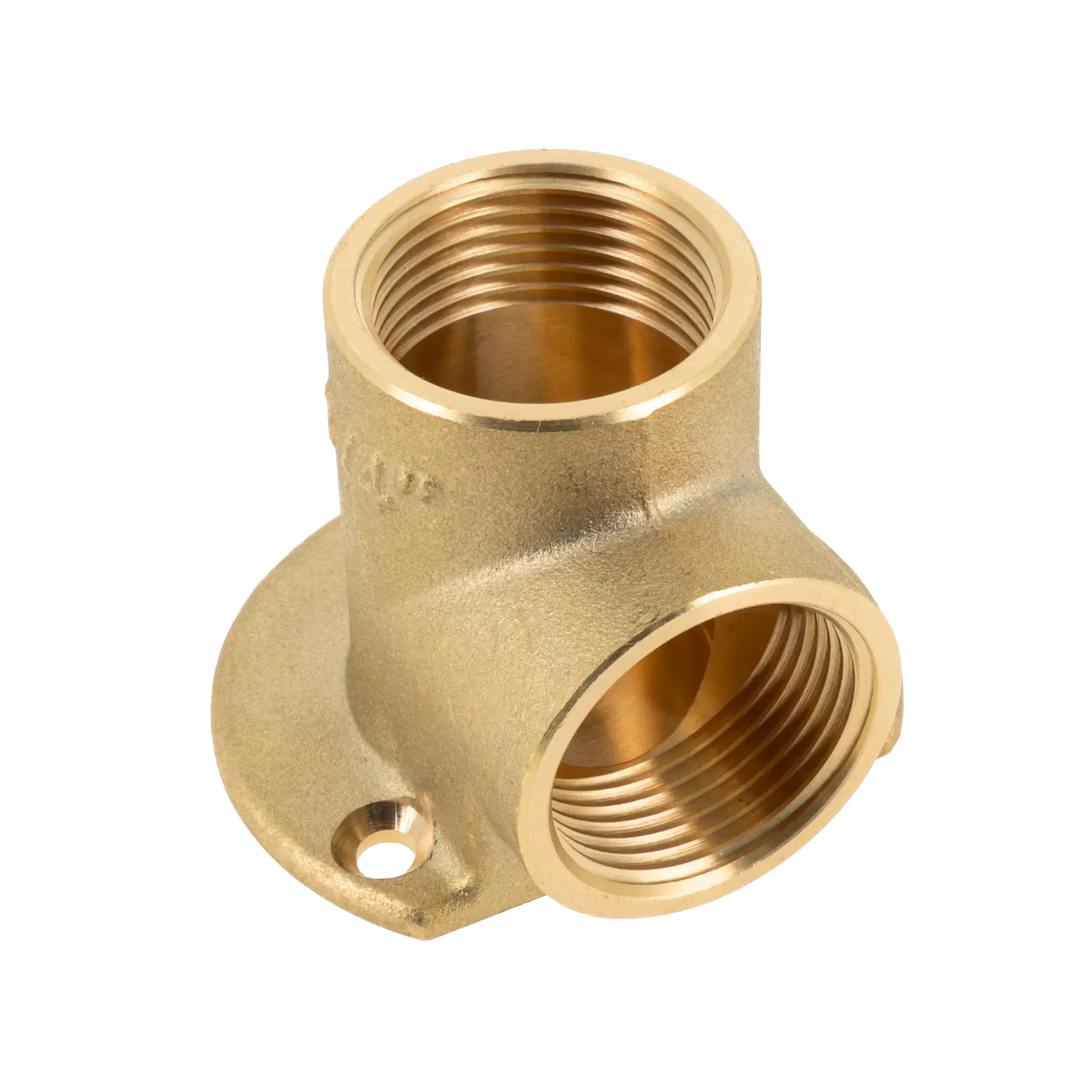 Bonfix Draad messing muurplaat 3/4" bi.dr. x 3/4" bi.dr.