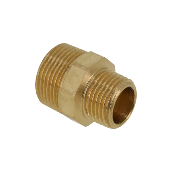 Bonfix Draad messing verloopnippel 1" bu. x 1/2" bu. conisch