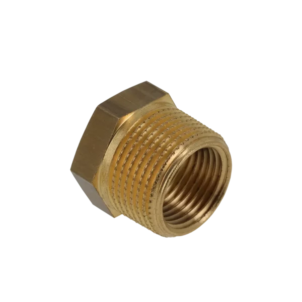 Bonfix Draad messing verloopring 1" bu. x 1/2" bi. conisch