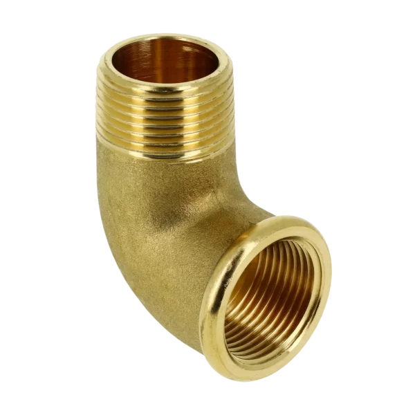 Bonfix Draad messing kniekopp. 1" bi.dr. x 1" bu.dr. conisch