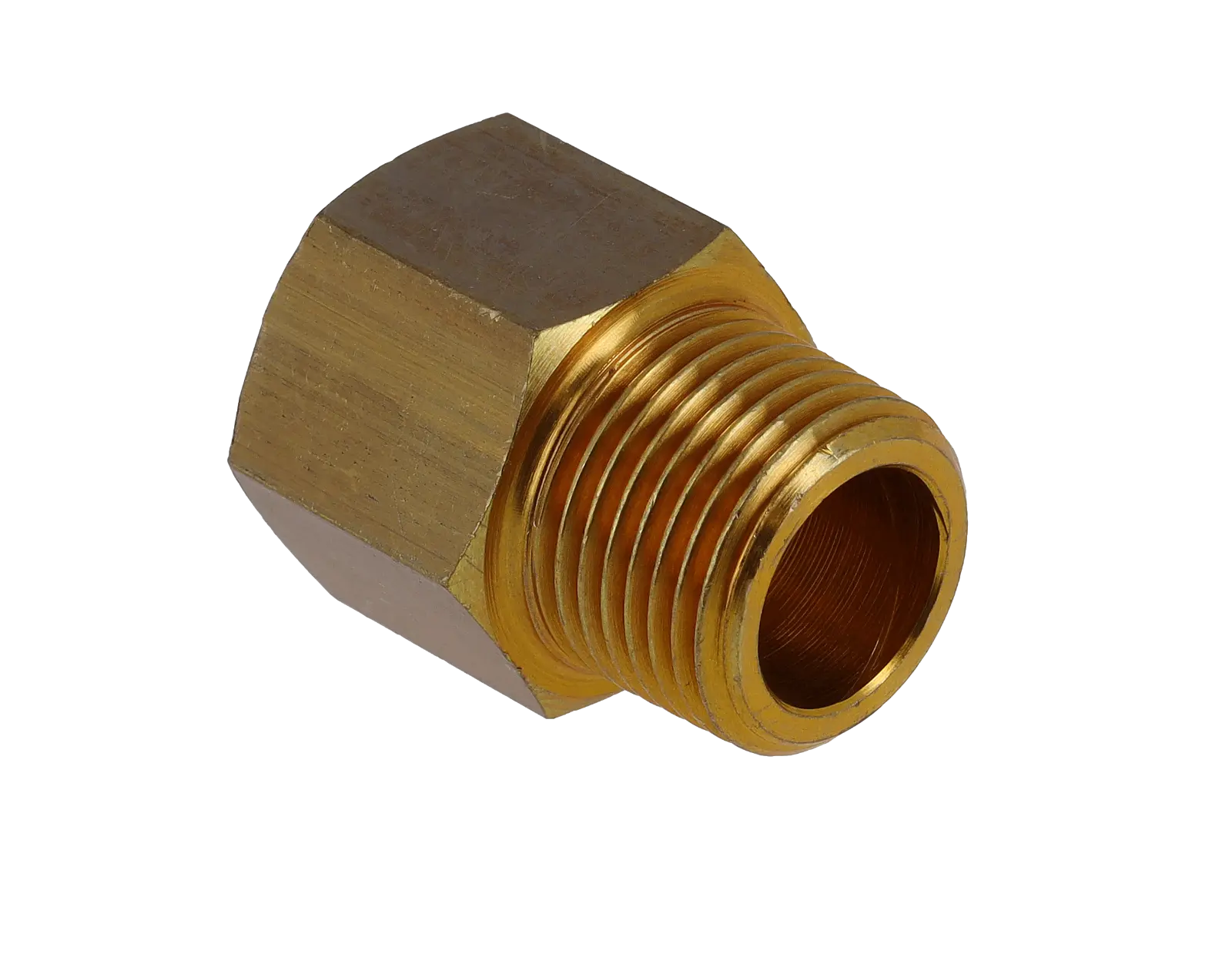 Bonfix Draad messing neusstuk 3/8" bi. x 3/8" bu.