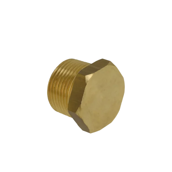 Bonfix Draad messing plug met zeskant 3/4" bu.dr. conisch