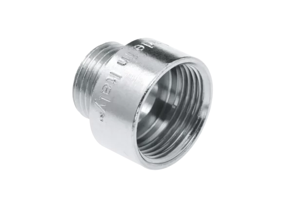 Bonfix Draad verchroomd neusstuk 3/8" bi.dr. x 1/4" bu.dr.