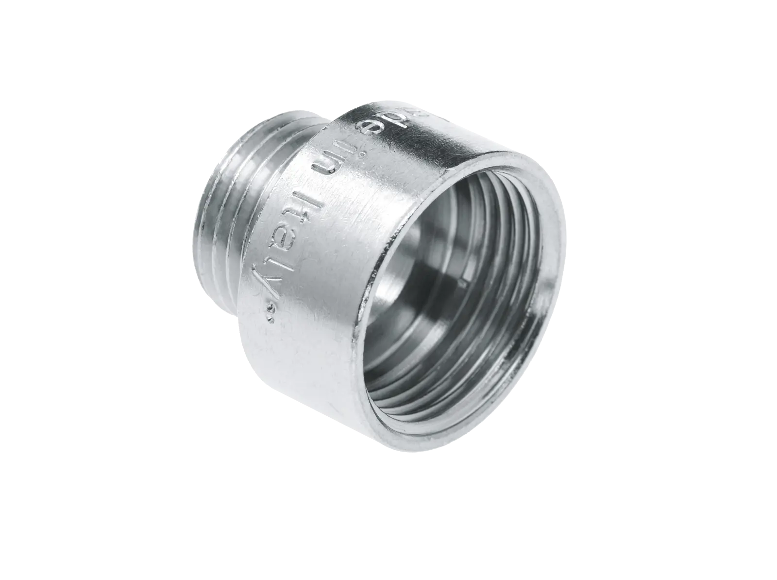 Bonfix Draad verchroomd neusstuk 3/8" bi.dr. x 1/4" bu.dr.