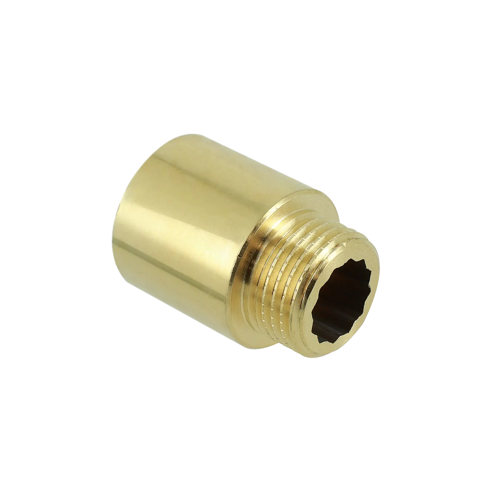 Bonfix Draad messing kraanverlengstuk 1/2" L=20mm