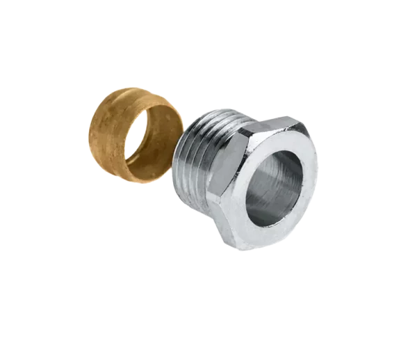 Bonfix Knel verloopset 1/2" bu.dr. x 15 mm type Heimeier