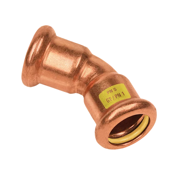 Bonfix M-press RK-gas bocht 45° 14 x 14 mm
