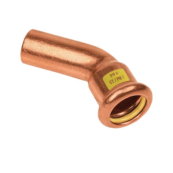 Bonfix M-press RK-gas insteekbocht 45° 42 mm x Ø42 mm