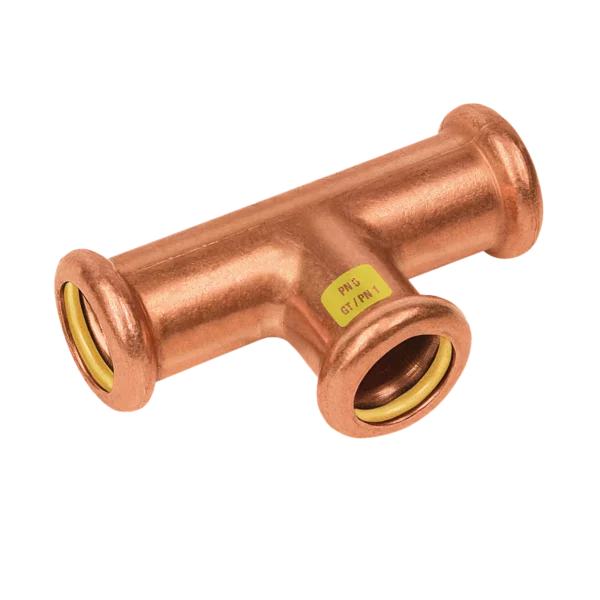 Bonfix M-press RK-gas T-koppeling verlopend 18 x 22 x 18 mm