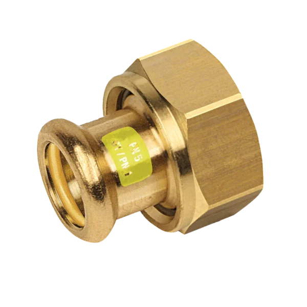 Bonfix M-press RK-gas wartel kop. vlakke afd. 3/4" x 12 mm