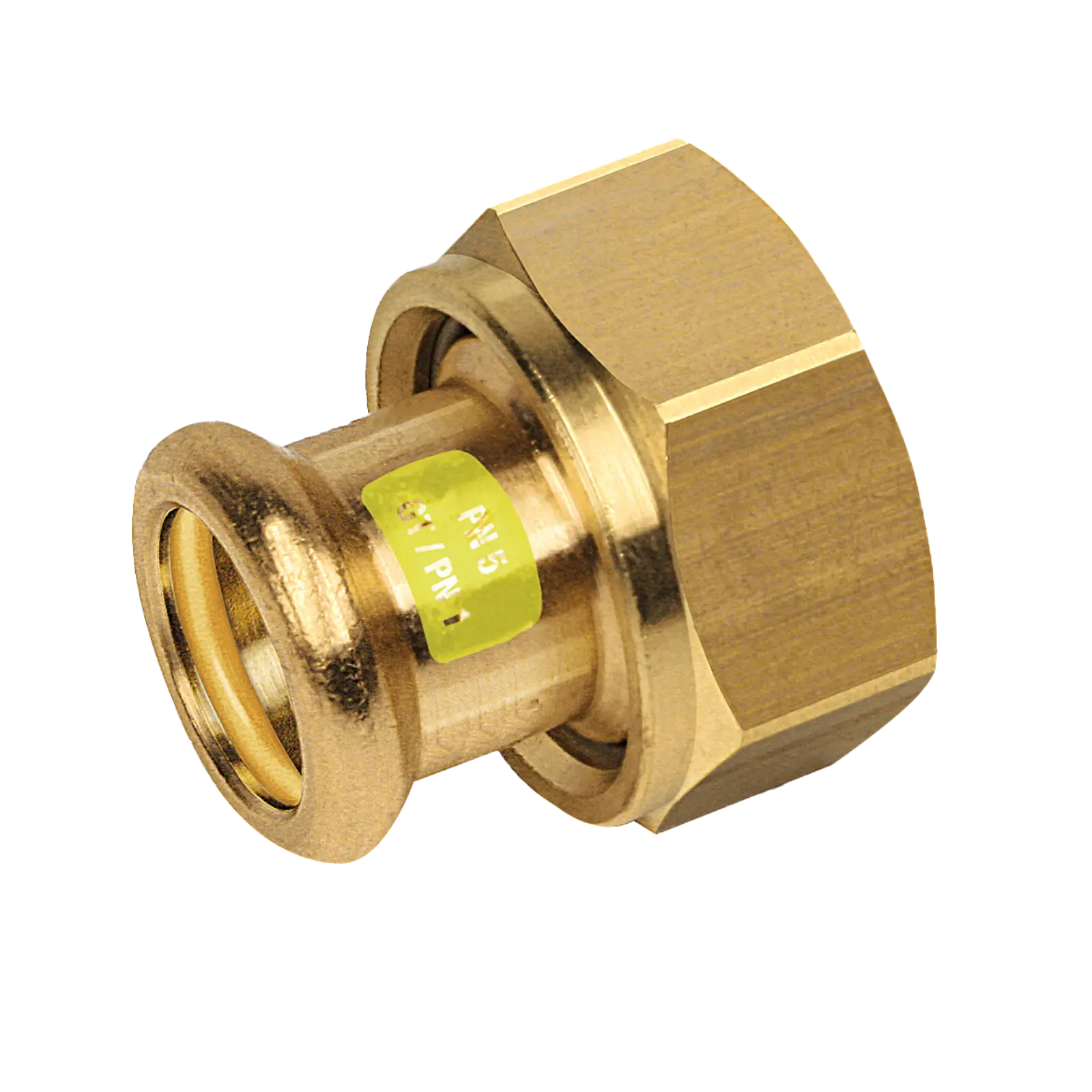 Bonfix M-press RK-gas wartel kop. vlakke afd. 1" x 18 mm