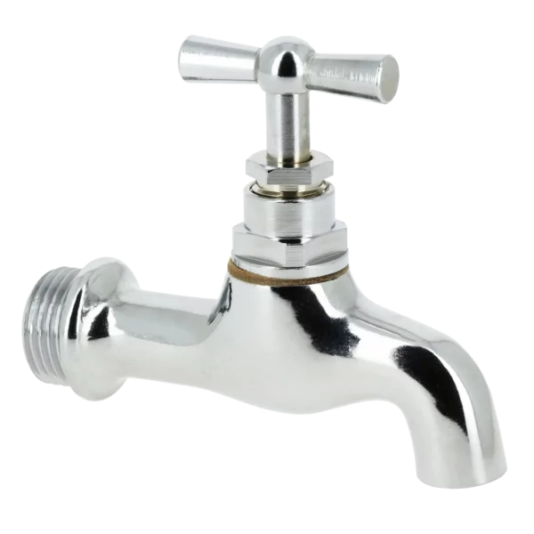 Bonfix Tapkraan verchroomd met gladde uitloop 1/2" bu.dr.