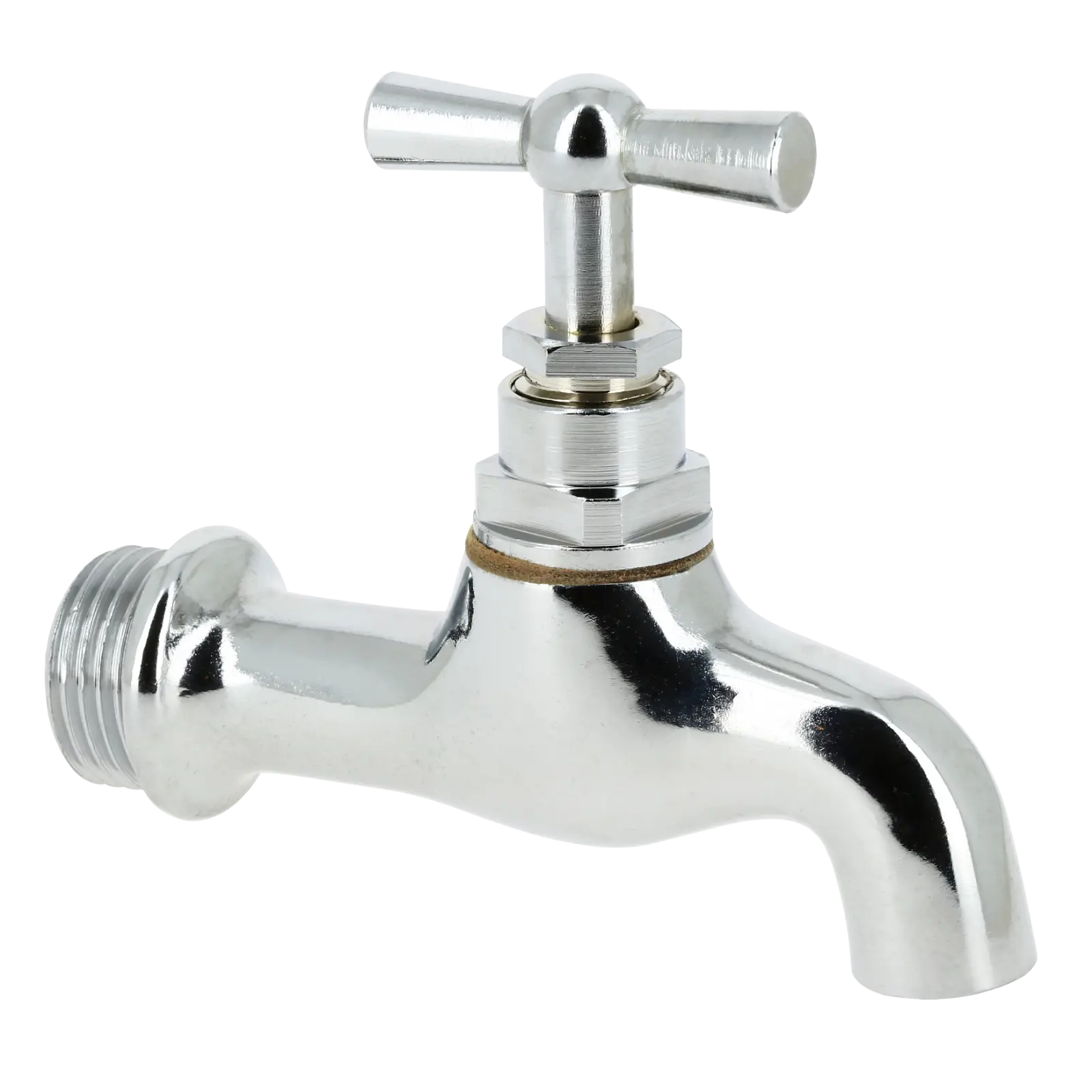 Bonfix Tapkraan verchroomd met gladde uitloop 1/2" bu.dr.