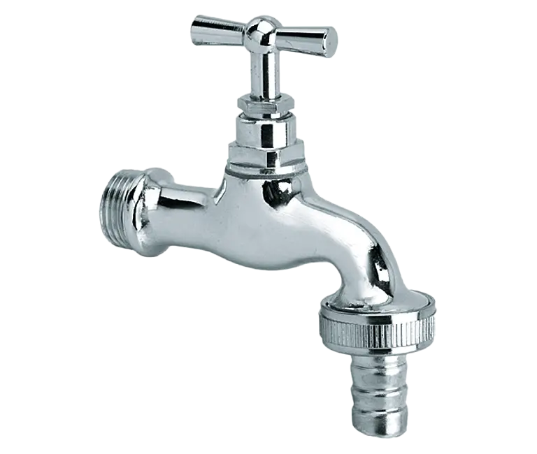Bonfix Tapkraan verchroomd 1/2" bu.dr. incl. slangkoppeling