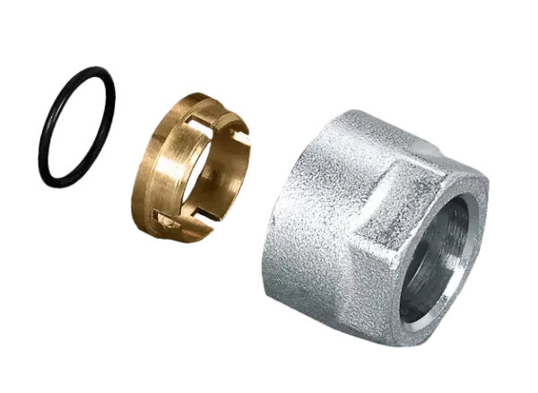 Bonfix TR91/A Adaptor (pilaar/knelring/wartel) voor koper 15