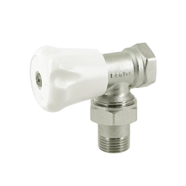 Bonfix Radiatorkraan 1/2" haaks met koppeling