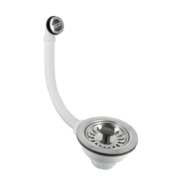 Bonfix RVS gootsteenplug m. ronde flexibele overl. 40 mm