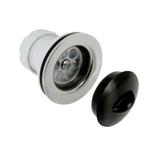 Bonfix RVS wastafelplug 40 mm M6 x 65 1 1/2" x 40 mm