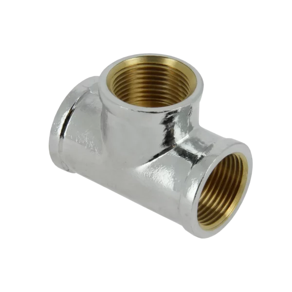 Bonfix Draad verchroomd T-stuk 1/2" x 1/2" x 1/2" bi.dr