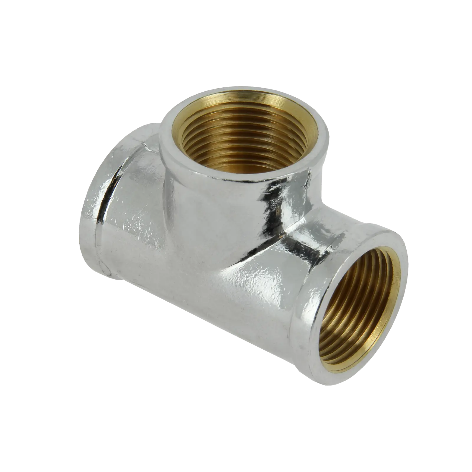 Bonfix Draad verchroomd T-stuk 1/2" x 1/2" x 1/2" bi.dr