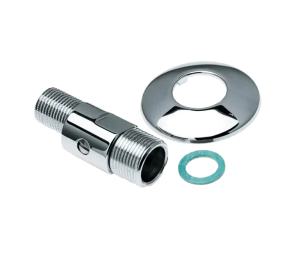 Bonfix S-koppeling afsluitbaar 3/4" bu. x 1/2" bu. +rozet