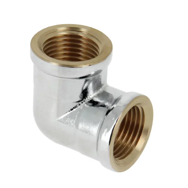 Bonfix Draad verchroomde kniekoppeling 3/4" x 3/4" bi.dr.