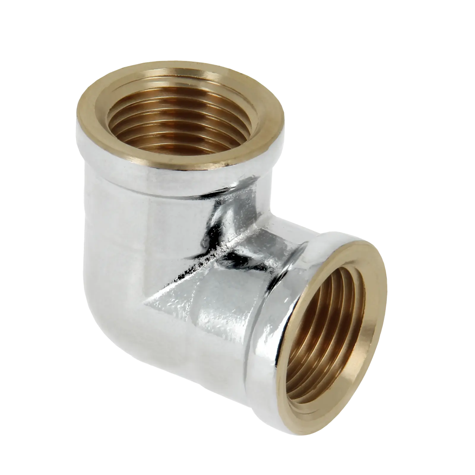 Bonfix Draad verchroomde kniekoppeling 3/4" x 3/4" bi.dr.