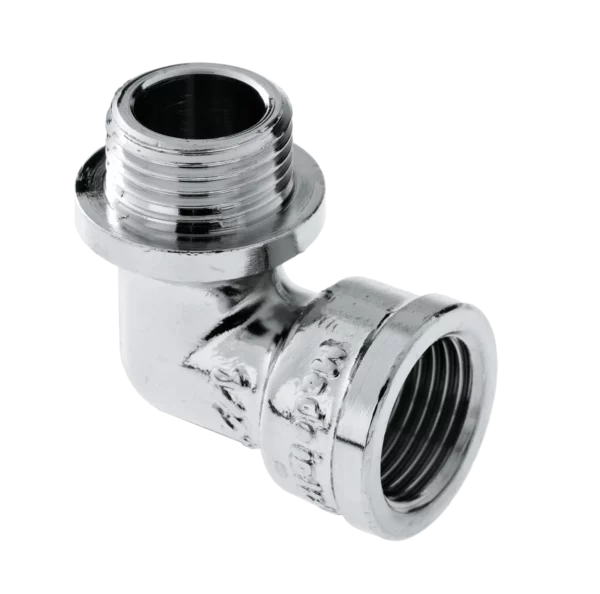 Bonfix Draad verchroomde kniekopp. 1/2" bi.dr. x 1/2" bu.dr.