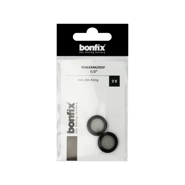 Bonfix Vuilvangzeef 1/2" met afdichting 2 stuks