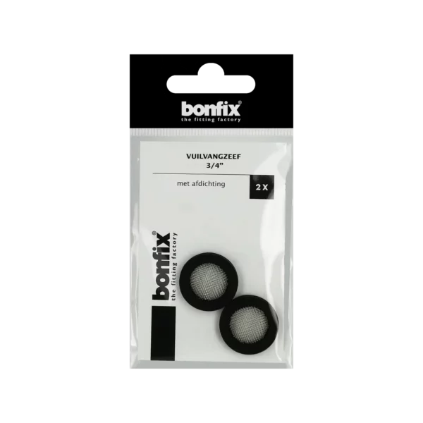 Bonfix Vuilvangzeef 3/4" met afdichting 2 stuks