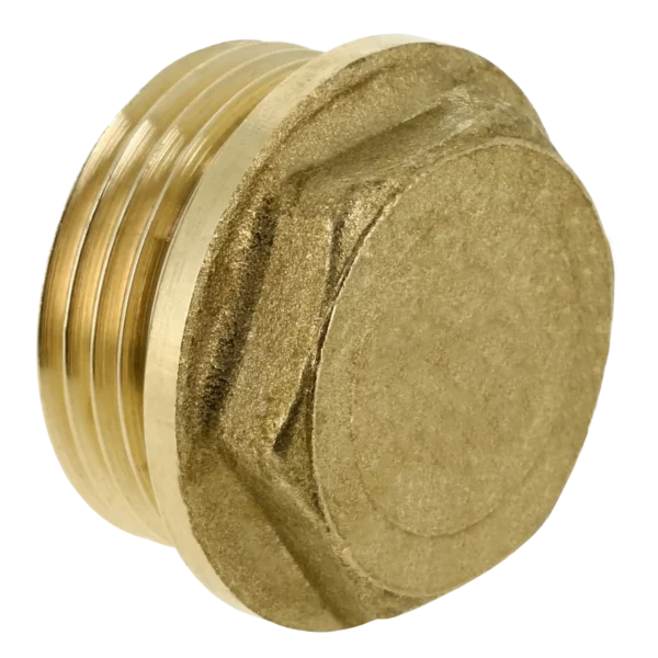 Bonfix Draad messing plug met zeskant 3" bu.dr.