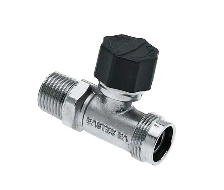 Bonfix Gaskomfoor- of aansluitkraan 1/2" recht