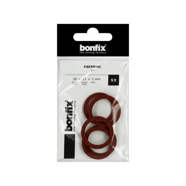 Bonfix Fiberring 1" (30 x 23 x 2 mm) 5 stuks