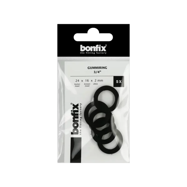 Bonfix Gummiring 3/4" (24 x 16 x 2 mm) 5 stuks