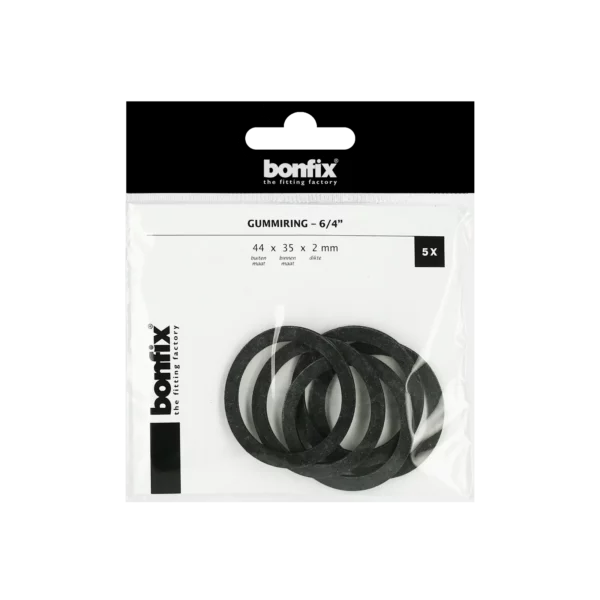 Bonfix Gummiring 6/4" (44 x 35 x 2 mm) 5 stuks