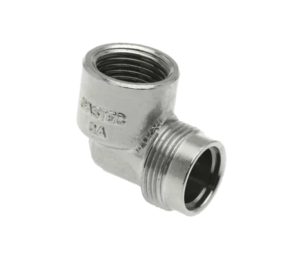 Bonfix Chroom aansluitstuk haaks model 3/8" binnendraad