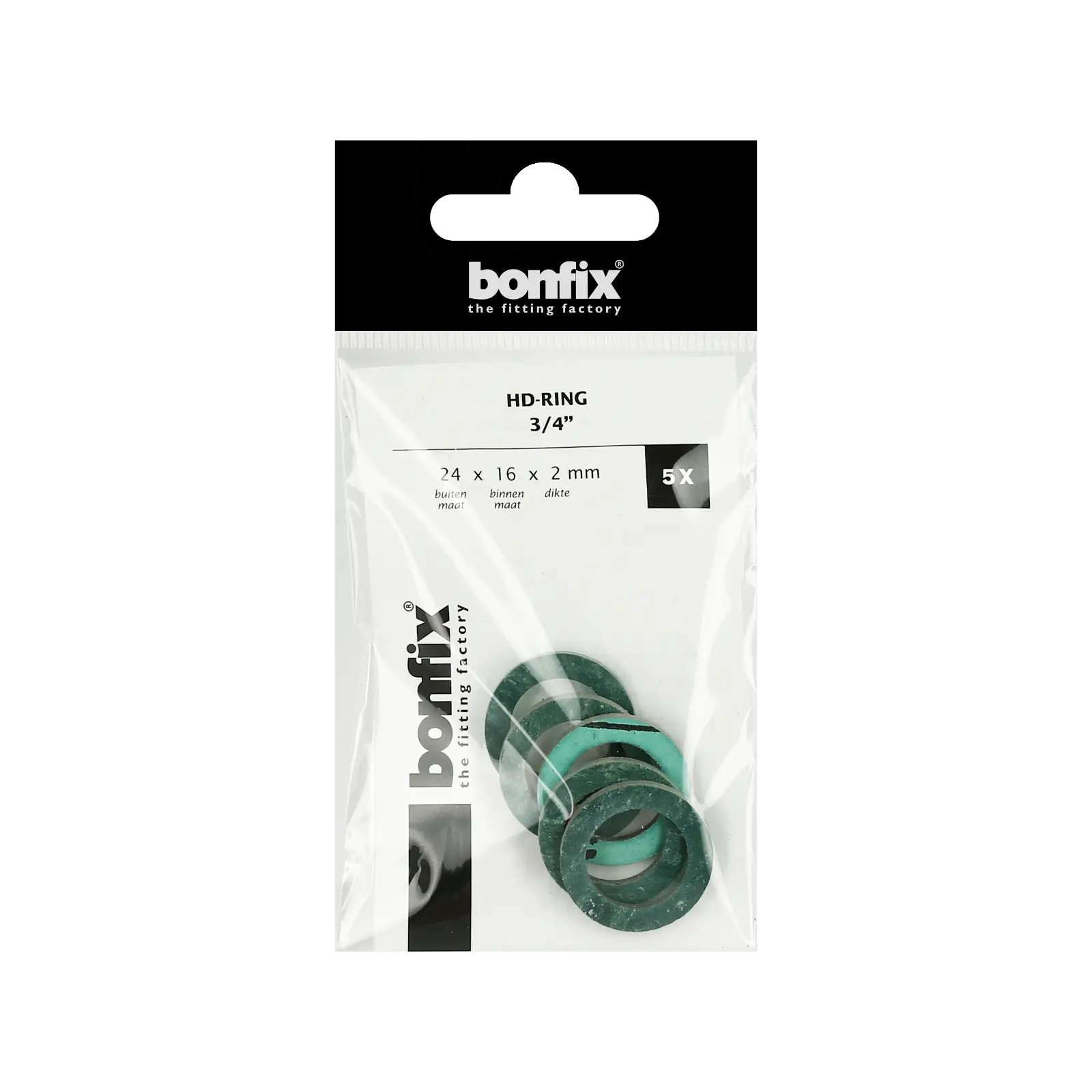 Bonfix HD-ring 3/4" (24 x 16 x 2mm)5st