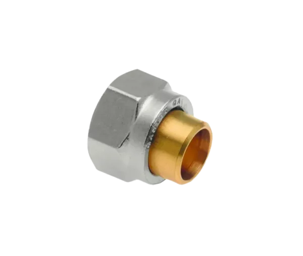 Bonfix Chroom 2-delige koppeling M24 x 15 mm