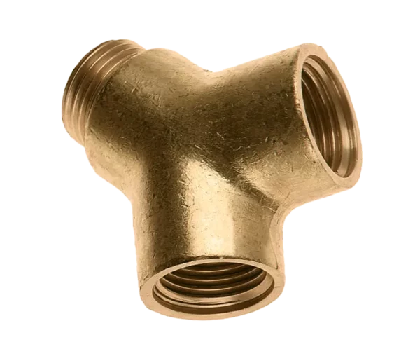 Bonfix Draad messing Y-stuk 1/2" bi. x 1/2" bu. x 1/2 bi.