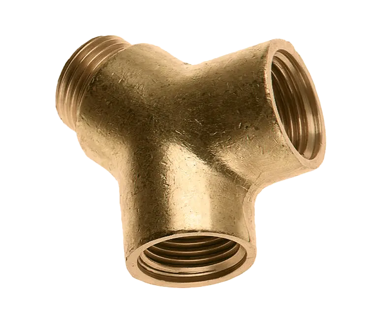Bonfix Draad messing Y-stuk 1/2" bi. x 1/2" bu. x 1/2 bi.