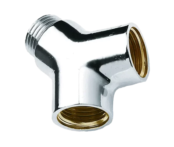 Bonfix Draad verchroomd Y-stuk 1/2" bi. x 1/2" bu. x 1/2 bi.