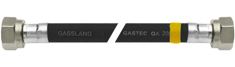 Bonfix Universele zwarte gasslangset 30 centimeter