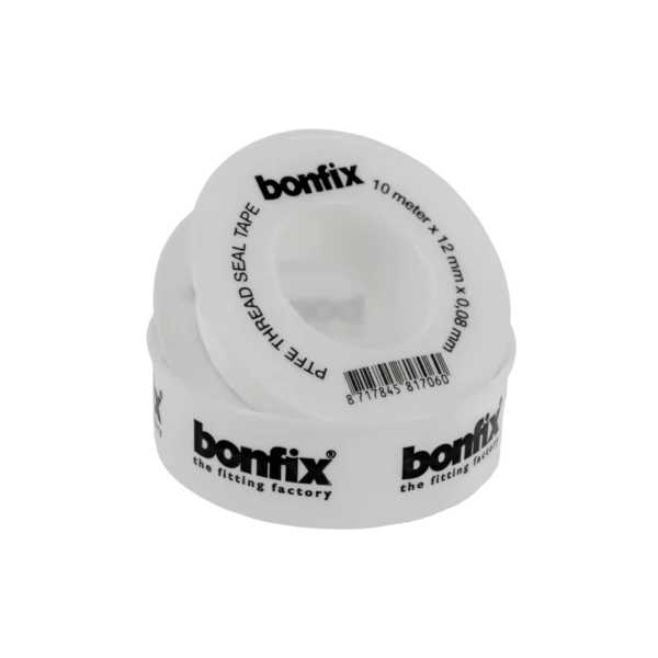 Bonfix PTFE tape 12 mm x 0,075 mm x 10 meter