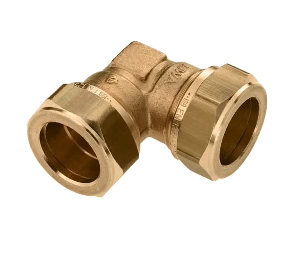 Bonfix Knel messing kniekoppeling 6 x 6 mm