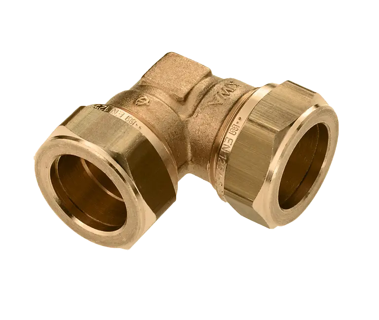 Bonfix Knel messing kniekoppeling 6 x 6 mm