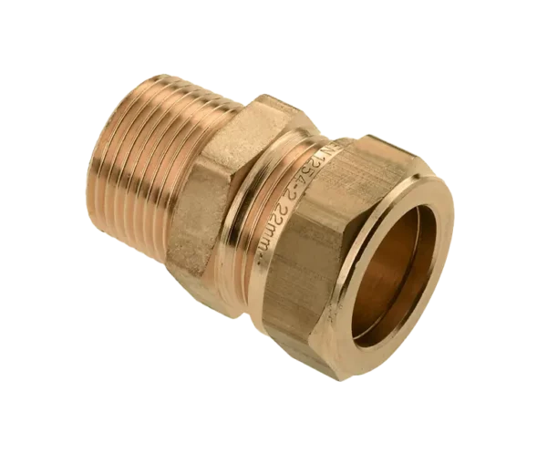 Bonfix Knel messing puntstuk 2" bu.dr. x 54 mm