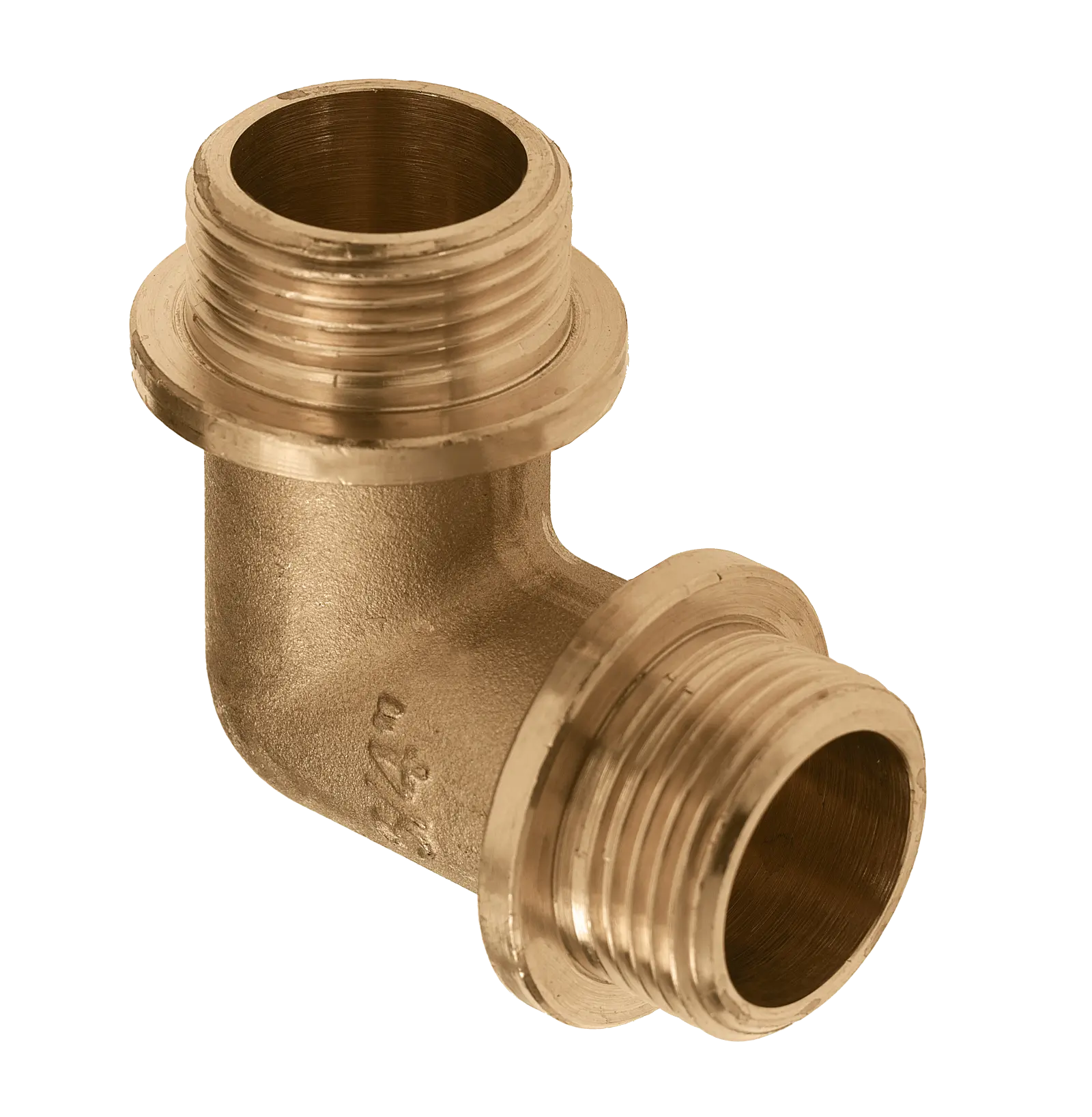 Bonfix Draad messing kniekoppeling 3/8" bu.dr. x 3/8" bu.dr.