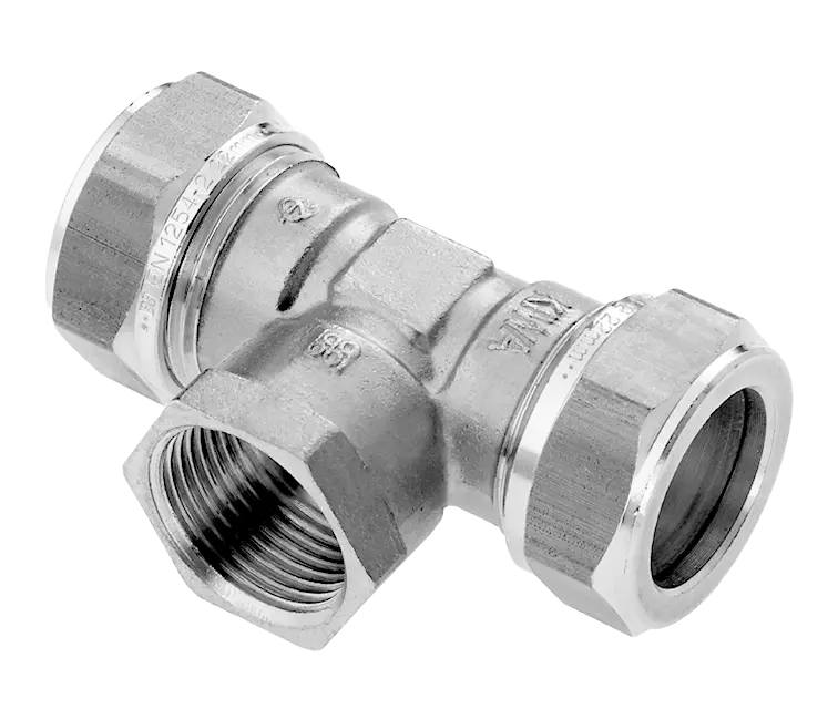 Bonfix Knel vertind T-stuk 15 x 1/2" bi.dr. x 15 mm