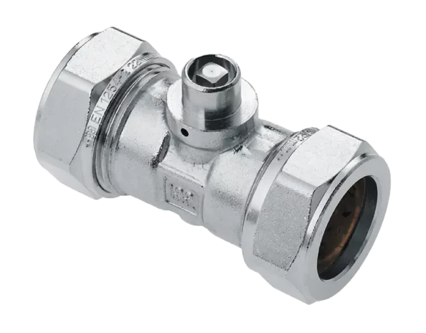 Bonfix Knel vertinde rechte koppeling met ontl. 22 x 22 mm