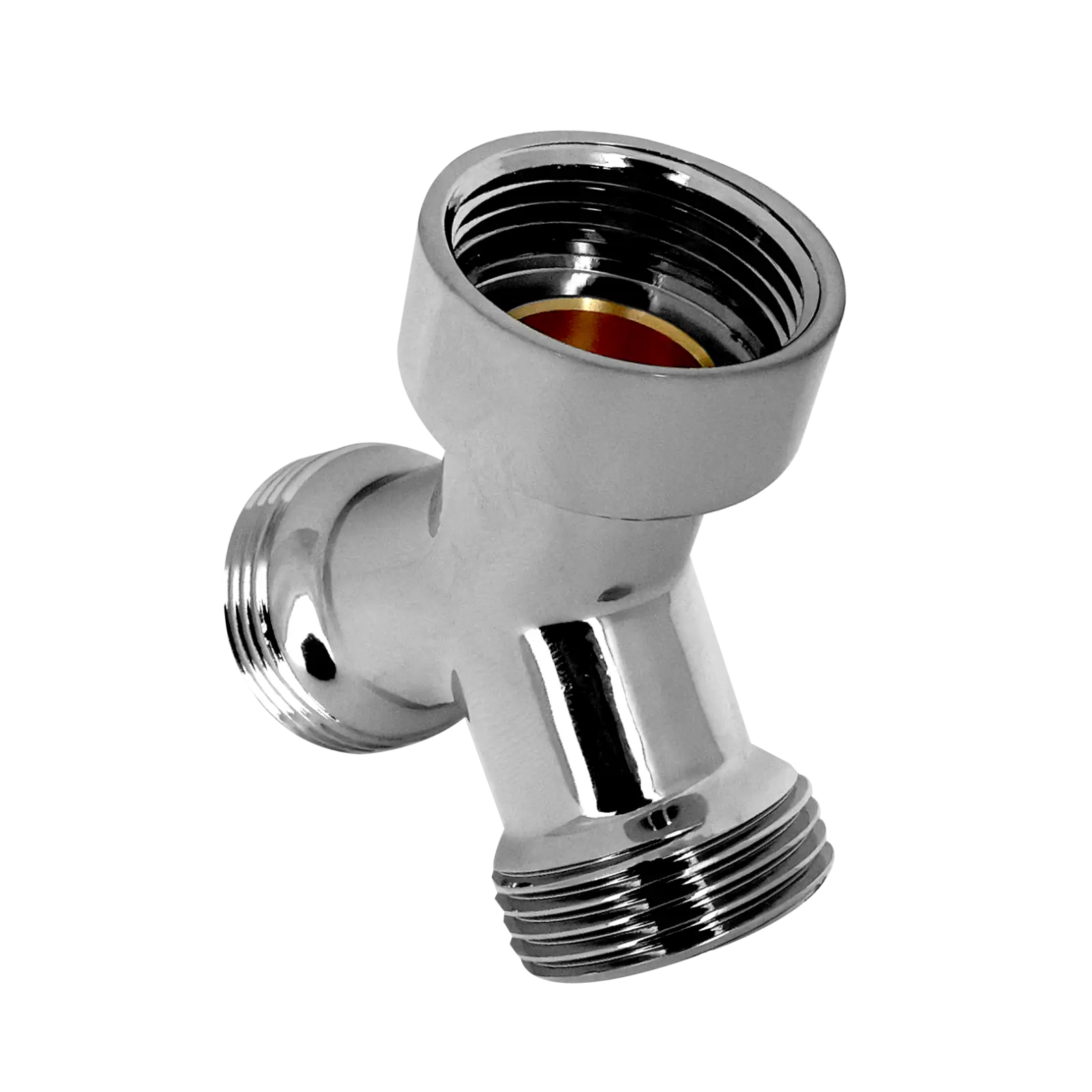 Bonfix draad chroom Y-stuk 3/4" bu x bi x bu